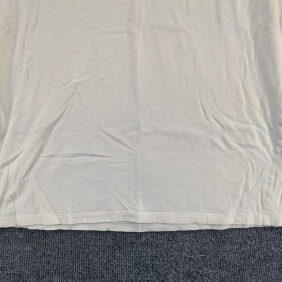 Guns N Roses Men's Spell Out T-Shirt Cream Large Short Sleeve Crew Neck - Picture 9 of 13